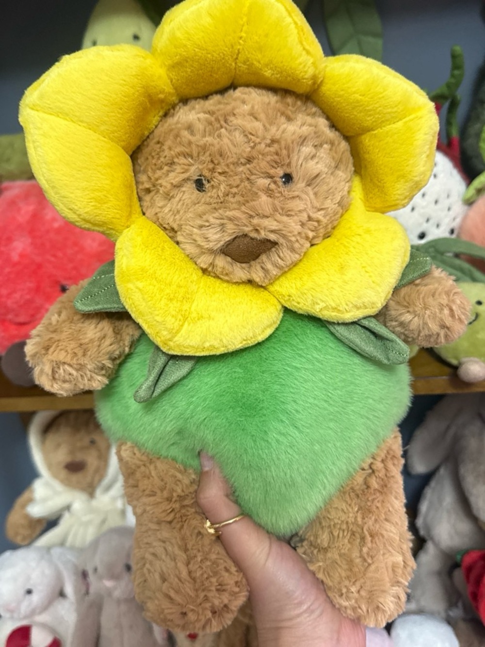 NWT Jellycat Sunflower Bartholomew Bear